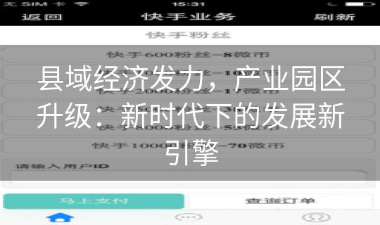县域经济发力,产业园区升级:新时代下的发展新引擎 县域经济发力,产业园区升级:新时代下的发展新引擎