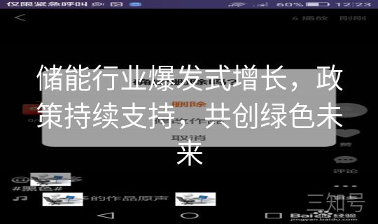 储能行业爆发式增长,政策持续支持,共创绿色未来 储能行业爆发式增长,政策持续支持,共创绿色未来