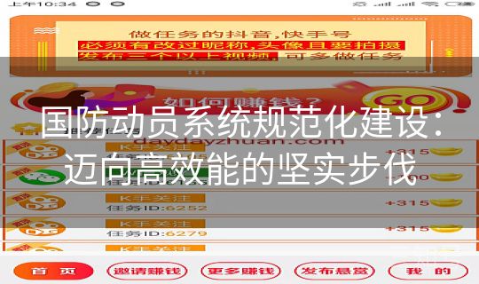 国防动员系统规范化建设：迈向高效能的坚实步伐