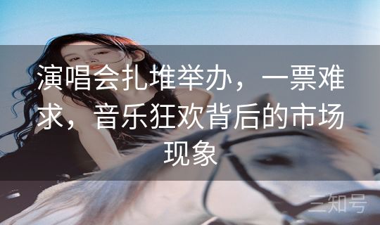 演唱会扎堆举办，一票难求，音乐狂欢背后的市场现象