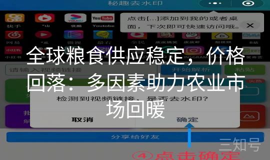 全球粮食供应稳定，价格回落：多因素助力农业市场回暖