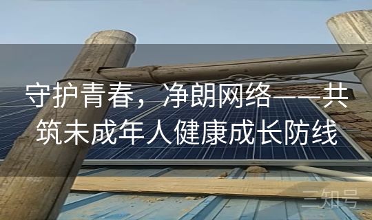 守护青春,净朗网络——共筑未成年人健康成长防线 守护青春,净朗网络——共筑未成年人健康成长防线